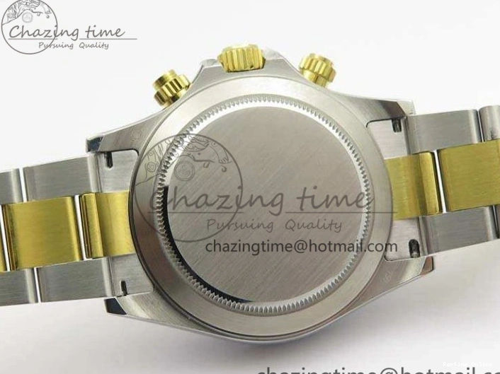 0126 Daytona SS YG Ceramic Bezel JH Best Edition White Dial On SS YG Bracelet A Resilient 3530